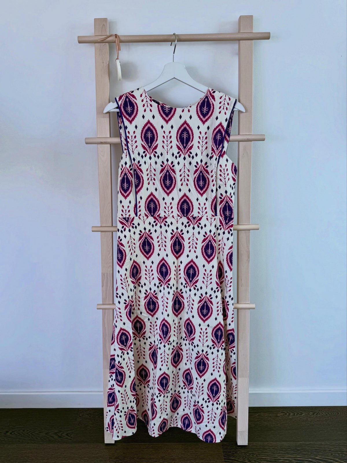 DiME – Vestido Francisca, vestido longo floral roxo (foto 1)