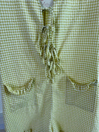 DiME – Macacão Oliveira, macacão vichy verde-tília (foto 2)