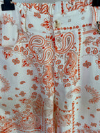 DiME – Calças Laranjeira, perna larga paisley laranja (foto 4)