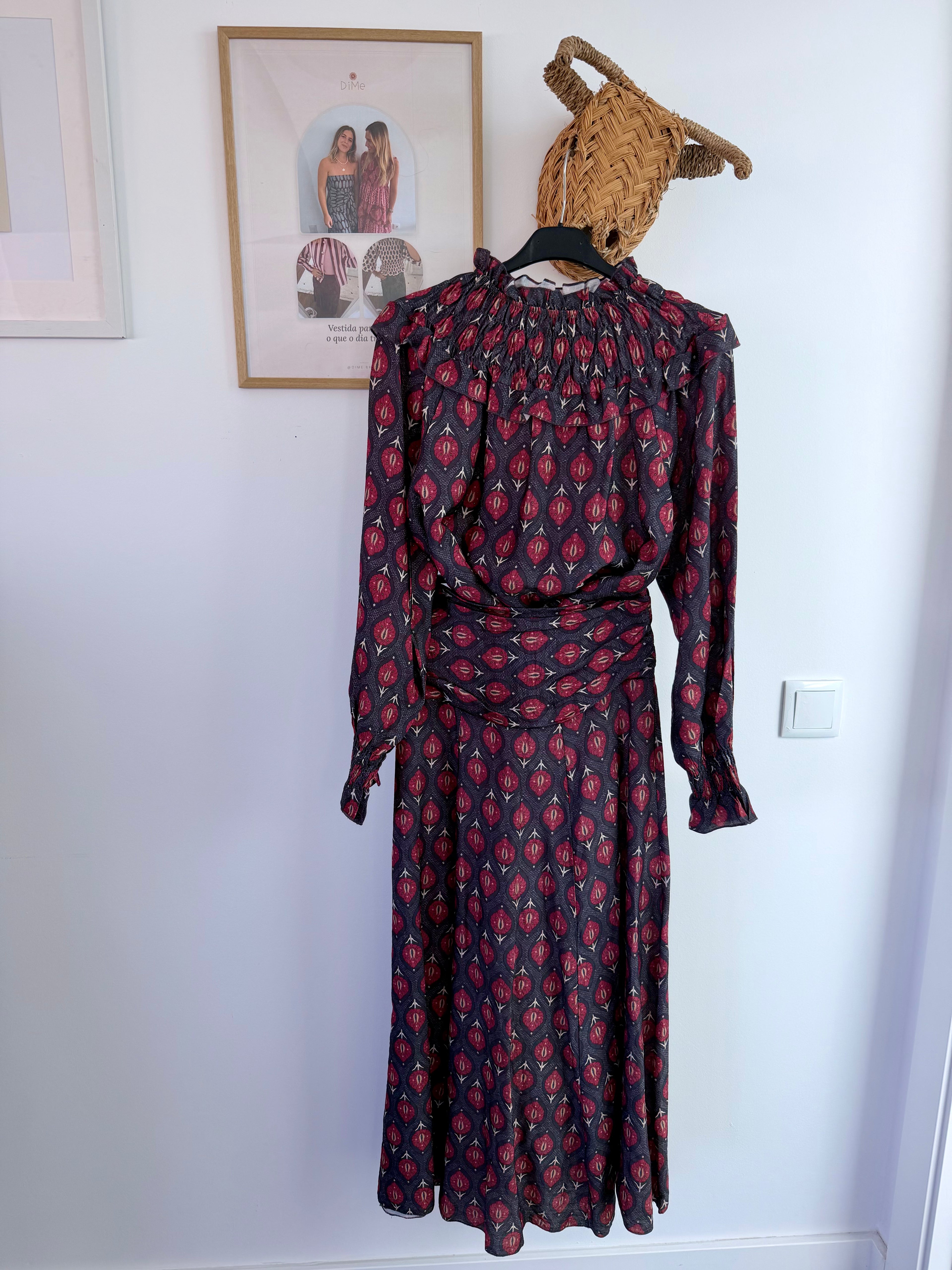 DiME – Saia Girassol, saia midi estampada (foto 4)